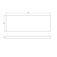 AVICE deska 110x39cm, štípaný kámen (AV1119) (3)