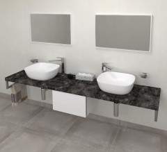 AVICE deska 190x50cm, štípaný kámen (AV199) (2)