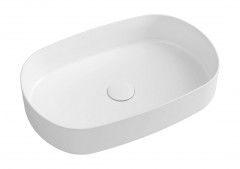 INFINITY OVAL keramické umyvadlo na desku, 55x36cm, bílá (10NF65055)