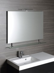 WEGA zrcadlo 1000x800mm s policí ( 60092 ) (3)