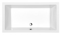 DEEP hluboká sprchová vanička s konstrukcí, obdélník 160x75x26cm, bílá (72387)