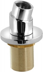 Sprchová průchodka na vanu s mezikusem F1/2"-M15x1, chrom (1205-41)