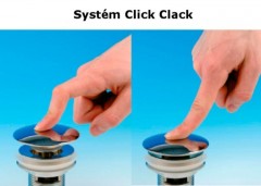 GSI umyvadlová výpust 5/4“, click-clack, keramická zátka, bílá (pcs11) (3)