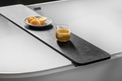 IPANEMA polička na vanu, 74x20 cm, černá (73311) (3)