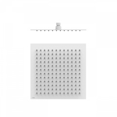 TRES hlavová sprcha slim čtverec 300x300 mm, nerez ocel, matná bílá barva (134315012BM)