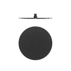 TRES hlavová sprcha slim kruh pr. 300 mm, nerez ocel, matná černá barva (134315010NM)