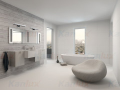 ASTEN LED svítidlo 12W, 600x42x110mm, chrom (26681) (3)