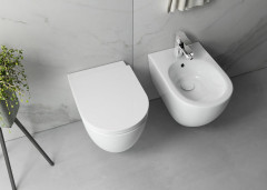 INFINITY bidet závěsný, 36,5x53cm, bílá (10NF41001) (4)