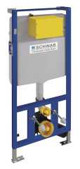 SCHWAB DUPLO WC 199 podomítková nádržka pro suchou montáž 3/6l, DN110mm (T02-2113-0250	) (3)