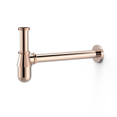 TRES sifon umyvadlový G11/4x32mm, růžové zlato 24K (03463430OP)