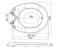WC sedátko s integrovaným dětským sedátkem, Soft Close, bílá ( FS125 ) (23)