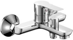 BARON nástěnná vanová baterie, rozteč 150mm, chrom (otočný přepínač) ( 612.010.1 ) (3)