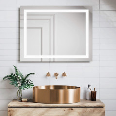 AURUM nerezové kulaté umyvadlo, průměr 38 cm, včetně výpusti, růžové zlato matné (AU301) (3)