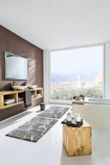 COMO koupelnová předložka obdélník 60x100cm, Platin (4073977360) (10)
