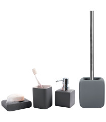 CUBIC dávkovač na tekuté mýdlo keramický šedý ( 5066901854 ) (7)