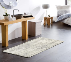 CARACAS koupelnová předložka obdélník 60x100cm, Silbergrau (4065146360) (13)