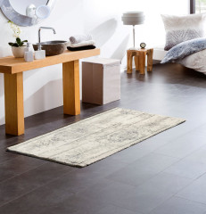 CARACAS koupelnová předložka obdélník 60x100cm, Silbergrau (4065146360) (14)