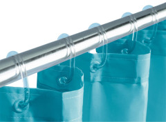 KROUŽKY na koupelnové závěsy plastové transparentní  ( 0268000000 ) (4)