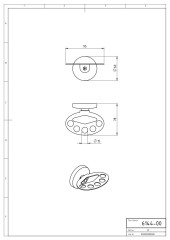 NOVATORRE 1 DRŽÁK KARTÁČKŮ A PASTY CHROM  ( 6144.0 ) (2)