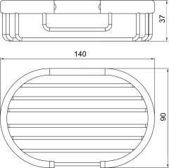 NOVATORRE DRÁTĚNÁ MÝDLENKA CHROM (6048,0) (2)
