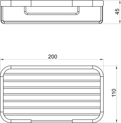 NOVATORRE DRÁTĚNÁ POLICE MALÁ NÍZKÁ CHROM  (6067,0) (2)