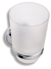 NOVATORRE 1 DRŽÁK KARTÁČKŮ SKLO CHROM  (6106,0) (1)