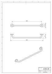 NOVATORRE 1 DRŽÁK RUČNÍKŮ 660 MM CHROM  (6128,0) (2)