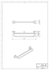 NOVATORRE 1 DVOJITÝ DRŽÁK RUČNÍKŮ 510 CHROM  (6124,0) (2)