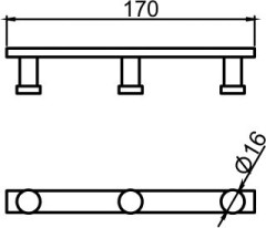 NOVATORRE 4 TROJHÁČEK CHROM  (6443,0) (2)