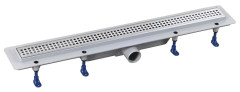 INDY sprchový kanálek s nerezovým roštem, superflow, DN50, 910x122x65 mm (73661)