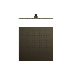 TRES hlavová sprcha slim čtverec 300x300 mm, nerez ocel, černý bronz (134315012KMB)