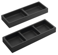 LINDO boční organizér, sada 2ks, 114x36x323mm, plast, antracit (LD002)