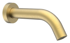 Nástěnná výtoková hubice, kulatá, 174mm, zlato mat (BO519)