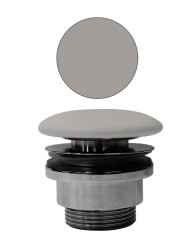GSI umyvadlová výpust 5/4“, neuzavíratelná, tl.5-65 mm, keramická krytka, tortora mat (PVC05)