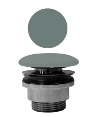 GSI umyvadlová výpust 5/4“, neuzavíratelná, tl.5-65 mm, keramická krytka, agave mat (PVC04)
