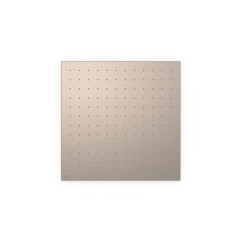 TRES hlavová sprcha se sprchovým deštěm 405x405mm, stropní vestavěná, ocel (vzhled nerezu) (13495101AC)