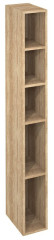 ESPACE otevřená policová skříňka 20x172x32cm, dub alabama (ESC100-2222)