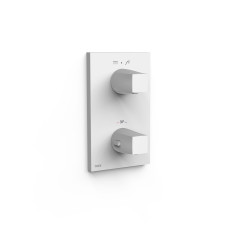 TRES termostatický pohledový díl k podomítkovému tělesu THERM-BOX, 2-cestný, bílá mat (21125001BM)