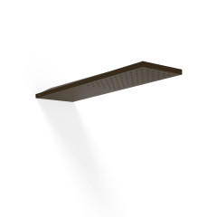 TRES hlavová sprcha se sprchovým deštěm 160x550mm, nástěnná, černý bronz - kartáčovaný black metal (29990303KMB)