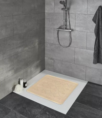 AROSA  protiskluzová podložka do sprchy 55 x 55 cm béžová ( 0221201002 ) (2)