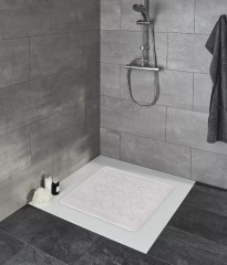 AROSA  protiskluzová podložka do sprchy 55 x 55 cm šedá  (0221923002 ) (6)