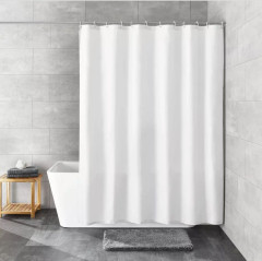 KOUPELNOVÝ ZÁVĚS KITO 240x180cm  textilní, bílý  ( 4937114352 ) (5)