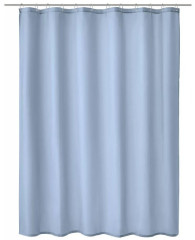 KOUPELNOVÝ ZÁVĚS KITO  180x200cm  textilní, světle modrá ( 4937723305 )