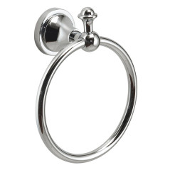 NEVIS držák ručníků kruh, chrom (NV7013)