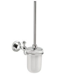 NEVIS WC štětka závěsná, keramika, chrom (NV330313)