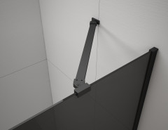 ESCA rohová vzpěra 900mm, černá mat (ES7825)