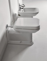 WALDORF WC mísa stojící, 37x65cm, spodní/zadní odpad, bílá (411601) (6)