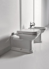 WALDORF WC mísa stojící, 37x65cm, spodní/zadní odpad, bílá (411601) (7)