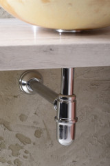 RETRO umyvadlový sifon 5/4", odpad 32 mm, chrom ( 9591 ) (3)