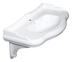 RETRO keramická konzole pro umyvadlo 105001, 1 ks, bílá ( 107901 ) (4)